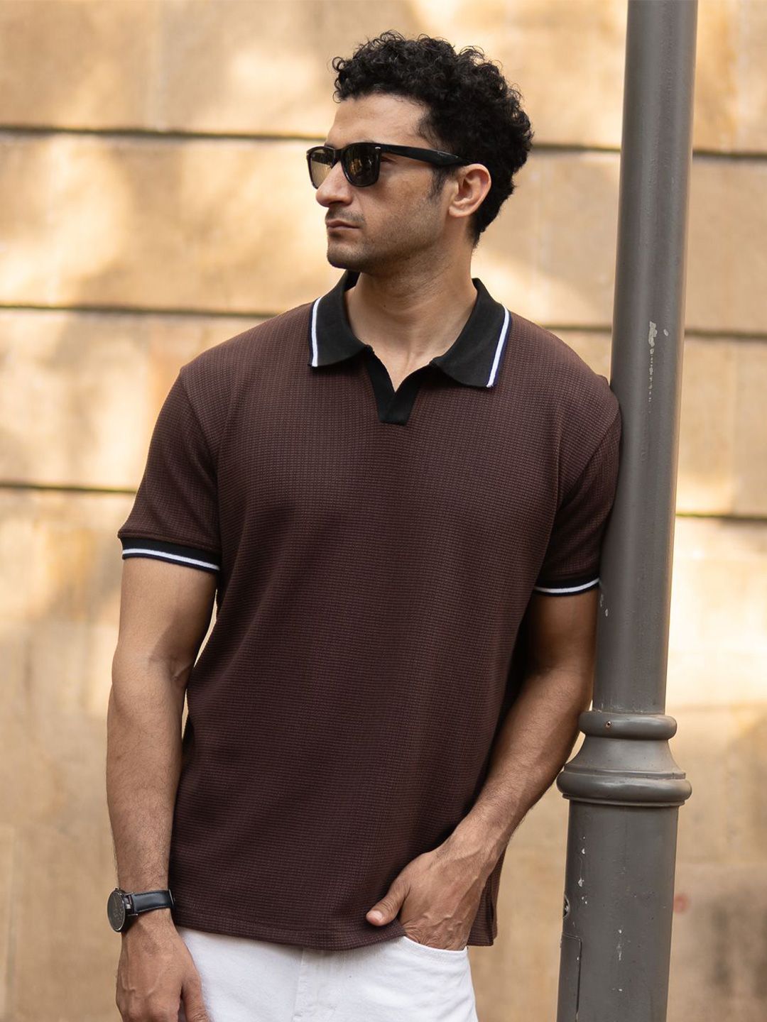 Powerlook Men Polo Collar T-shirt