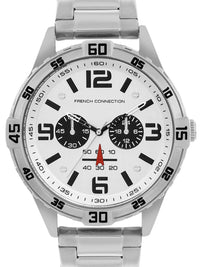 Lelaki Sambungan Perancis Dial & Tali Keluli Tahan Karat Watch FCC04SM