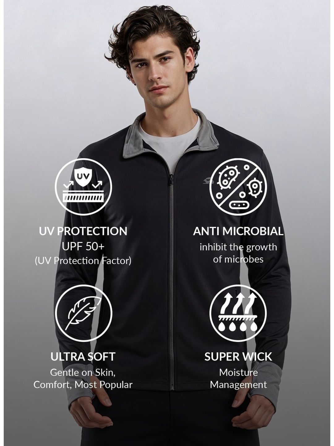ADRO Men Lightweight Sporty Jacket