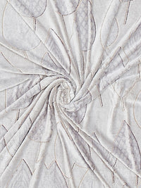 Monte Carlo Grey Ethnic Motifs Printed AC Room 290 GSM Single Bed Blanket