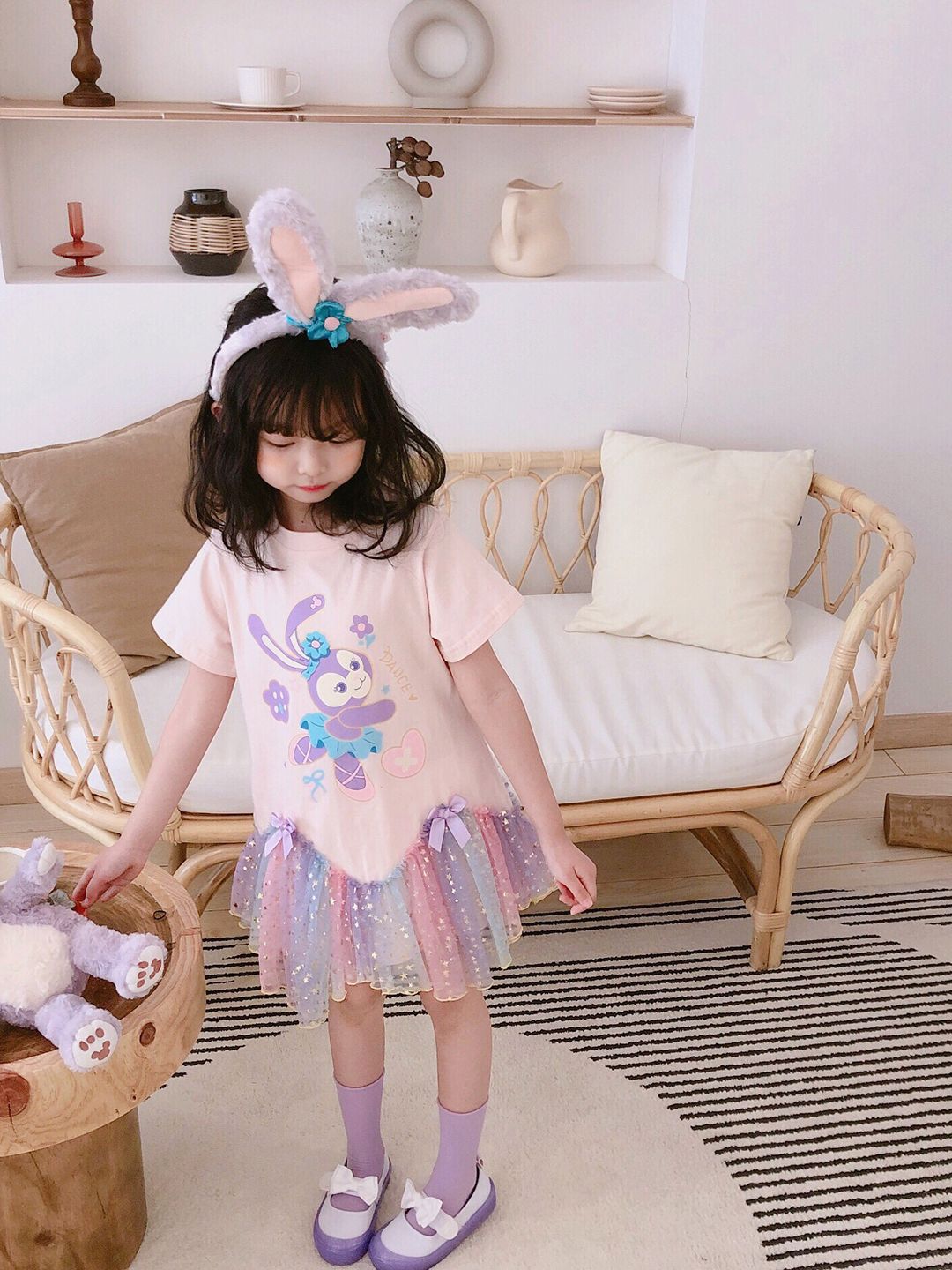 YK Print A-Line Dress