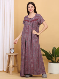 Sweet Dreams Printed Maxi Nightdress