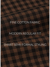 ADRO Men Standard Micro Checks Checked Casual Shirt