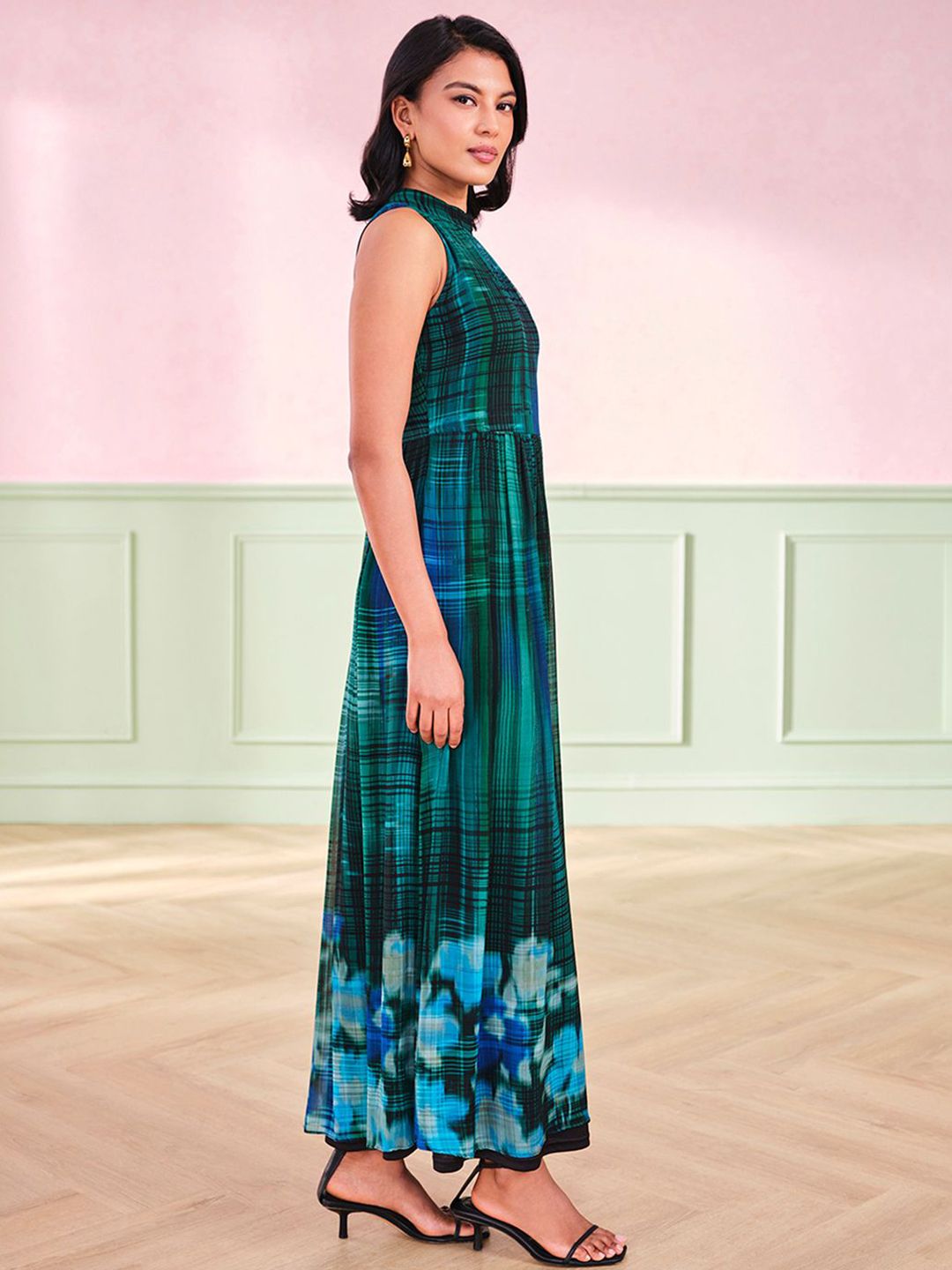 AND Women Tie and Dye Printed Maxi Dress