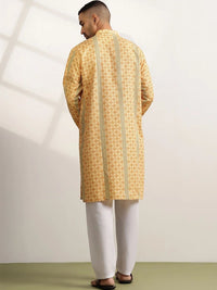 Anouk Men Ethnic Motifs Printed Regular Kurta with Pyjamas