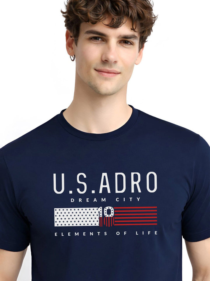 ADRO Men Printed T-shirt