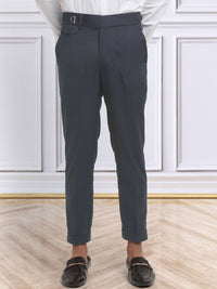 KLOTTHE Men's Cotton Rich Solid Slim Fit Gurkha pants