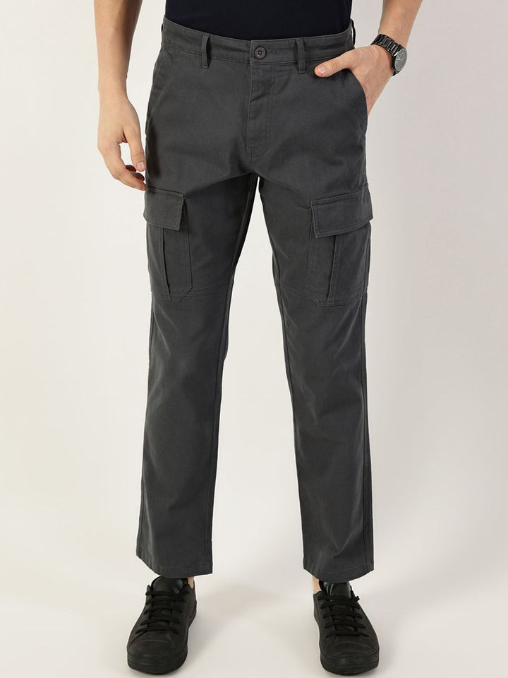Thomas Scott Men Smart Easy Wash Cargos Trousers