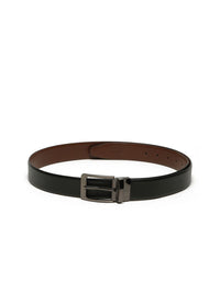 Teakwood Leathers Men Textured Leather Reversible Formal Belt