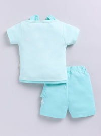 Moms Love Girls Typography Printed Pure Cotton Clothing Set