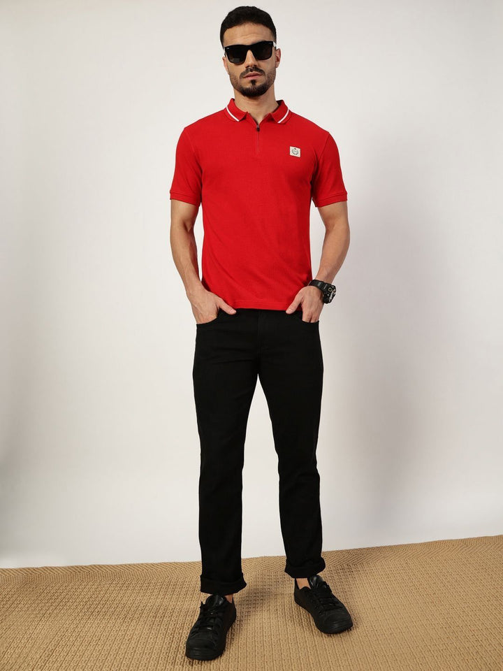 Thomas Scott Men Polo Collar T-shirt