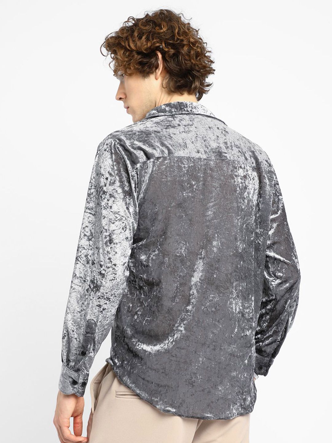Campus Sutra Men Comfort Fit Spread Collar Abstract Printed Casual Shirt