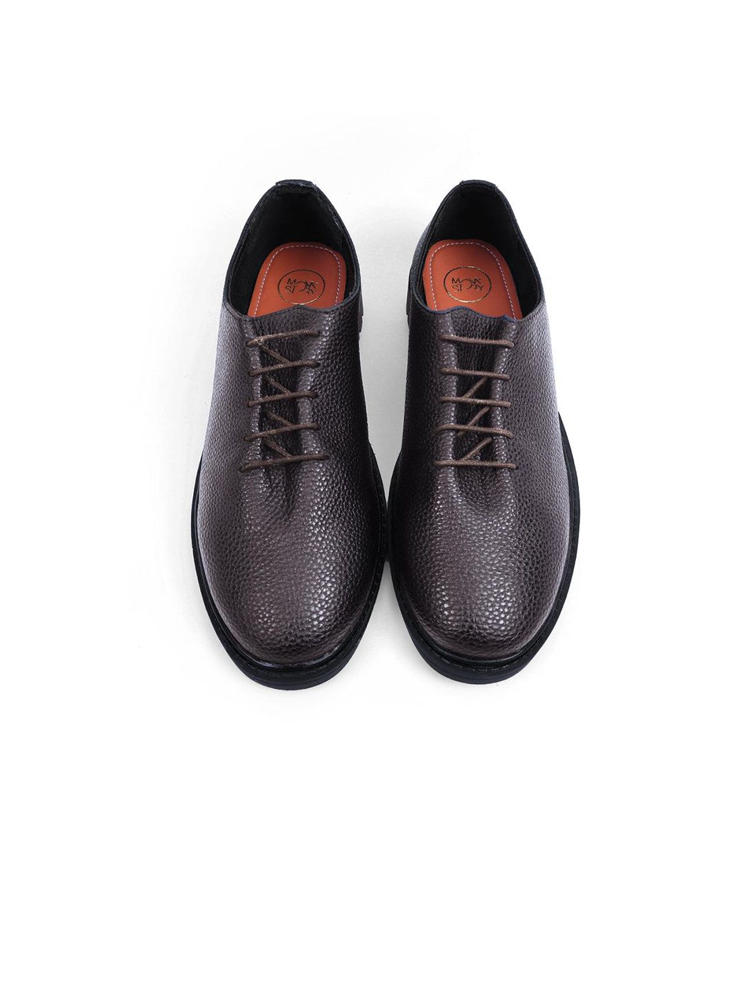 Monkstory Atelier 1960 Pebble Grain Hybrid Slip-On Formal Shoes