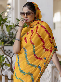 KALINI Striped Pure Georgette Saree