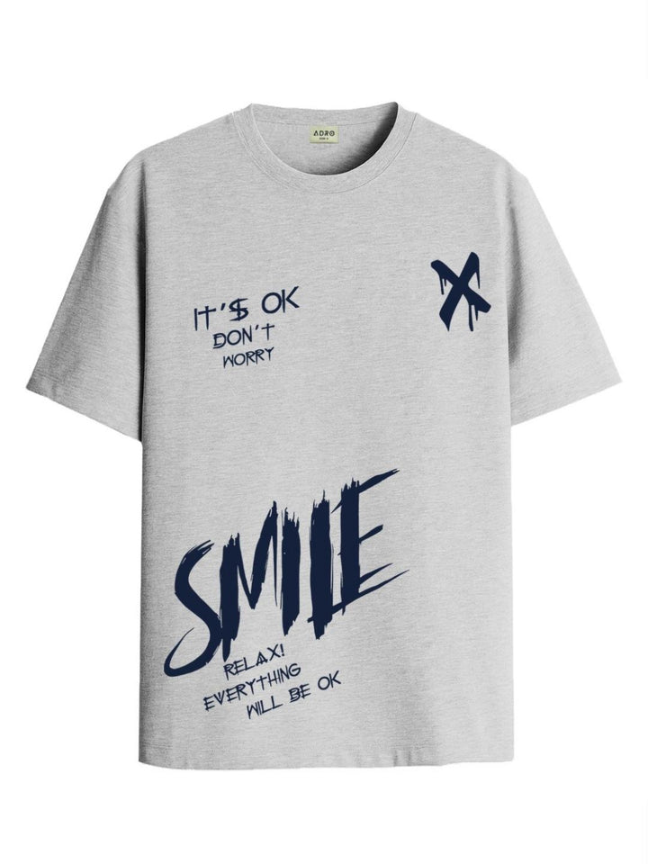 ADRO Men Graphic Printed Round Neck Cotton T-shirt