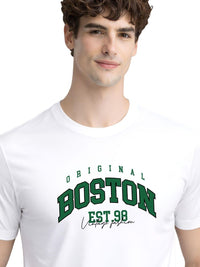 ADRO Men Typography Printed T-shirt
