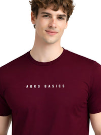 ADRO Men Typography Printed T-shirt