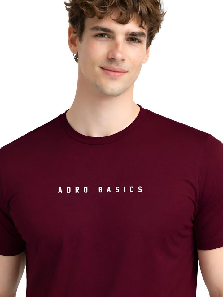 ADRO Men Typography Printed T-shirt