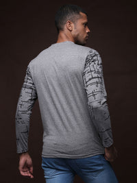 Campus Sutra Men Printed T-shirt