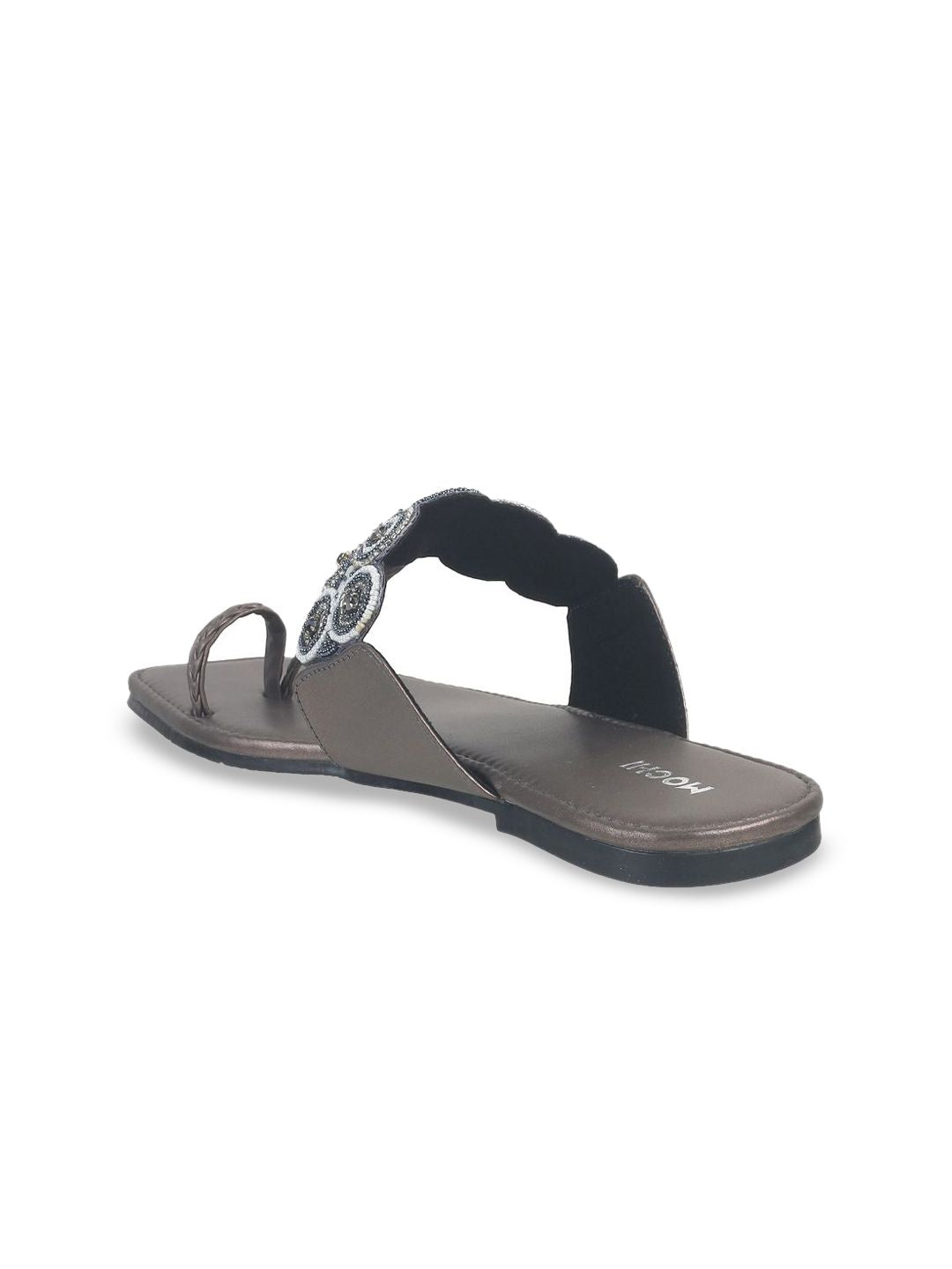 Mochi Women Ethnic One Toe Flats
