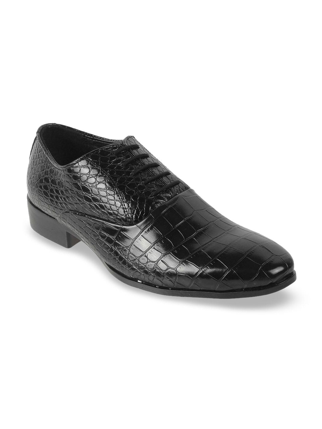 Metro Men Textured Formal Oxfords