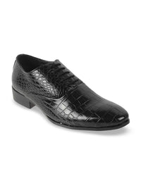 Metro Men Textured Formal Oxfords