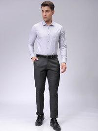 The Indian Garage Co. X Luxe Men Spread Collar Checked Slim Fit Formal Shirt