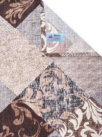 Myntra Elegant Homes Brown Geometric 300 TC King Bedsheet with 2 Pillow Covers
