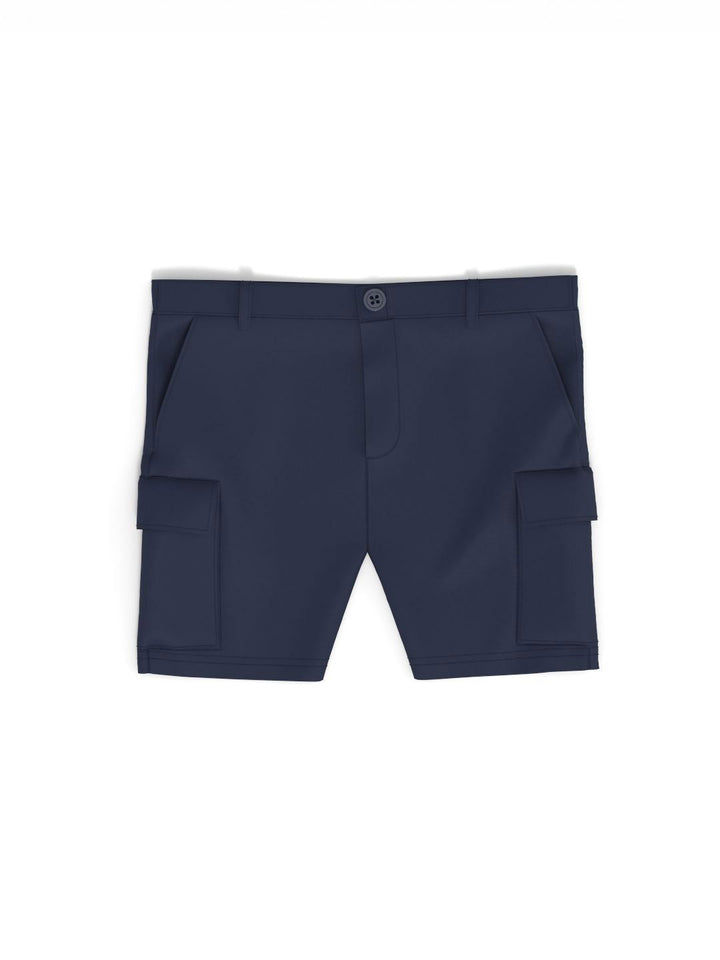Nauti Nati Boys Printed Short Sleeves Pure Cotton Shirt With Shorts