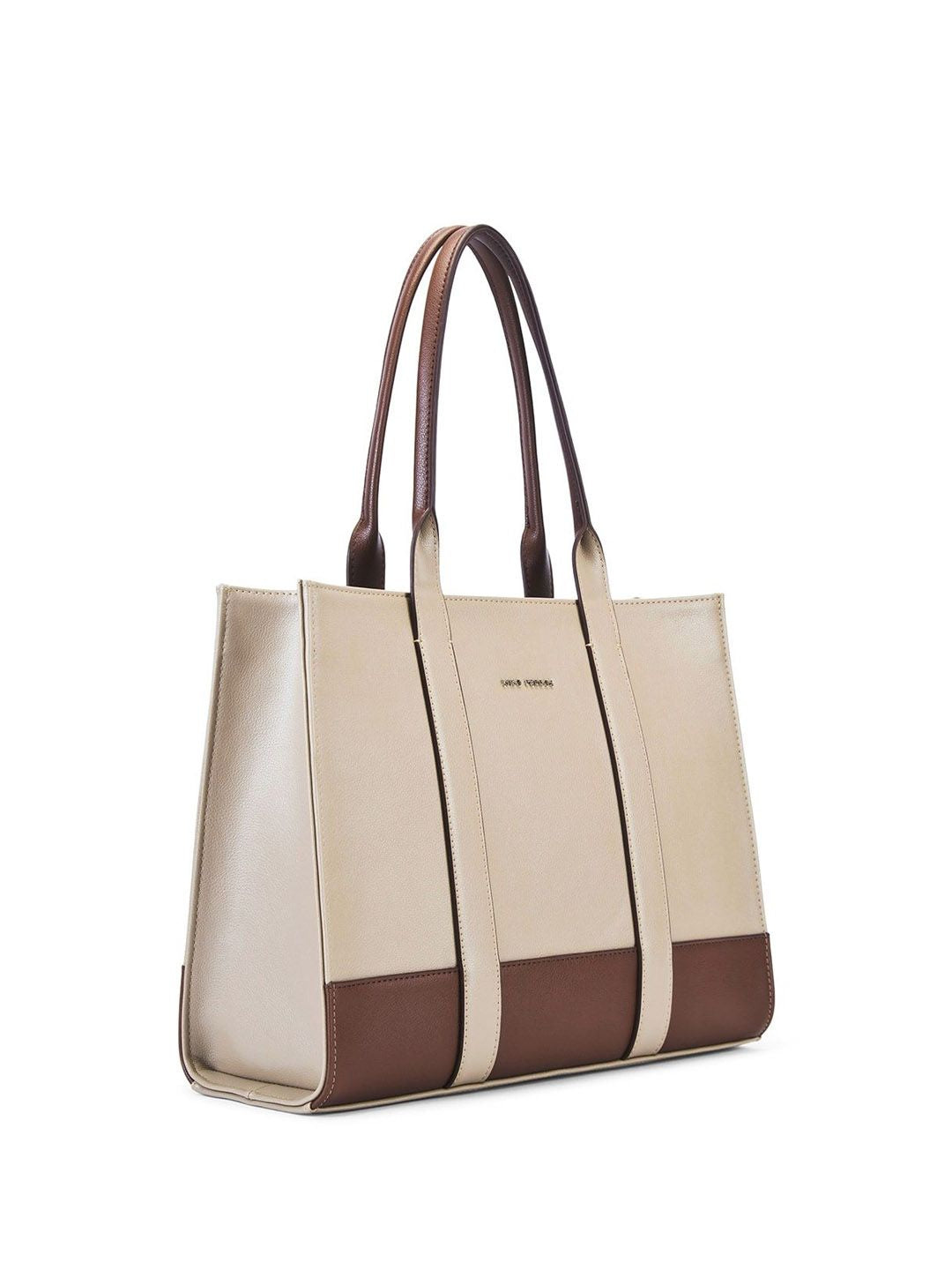 Lino Perros Oversized Structured Tote Bag with Tasselled