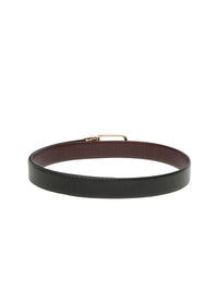 Teakwood Leathers Men Textured Leather Reversible Formal Belt