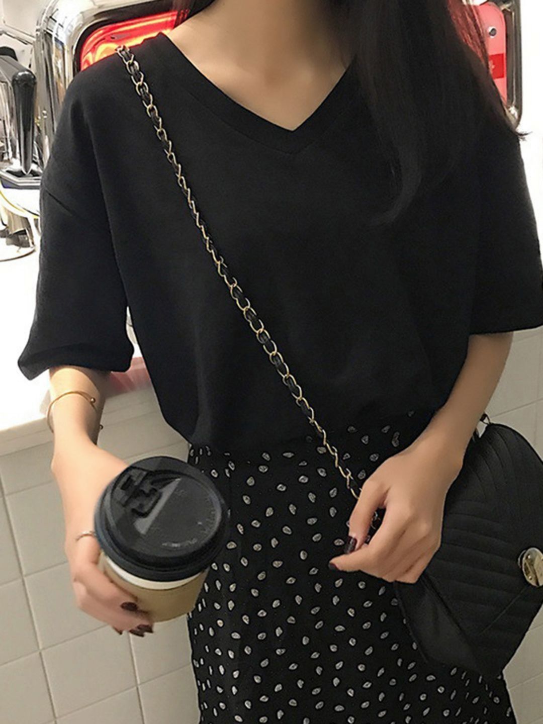 DressBerry Women V-Neck T-shirt