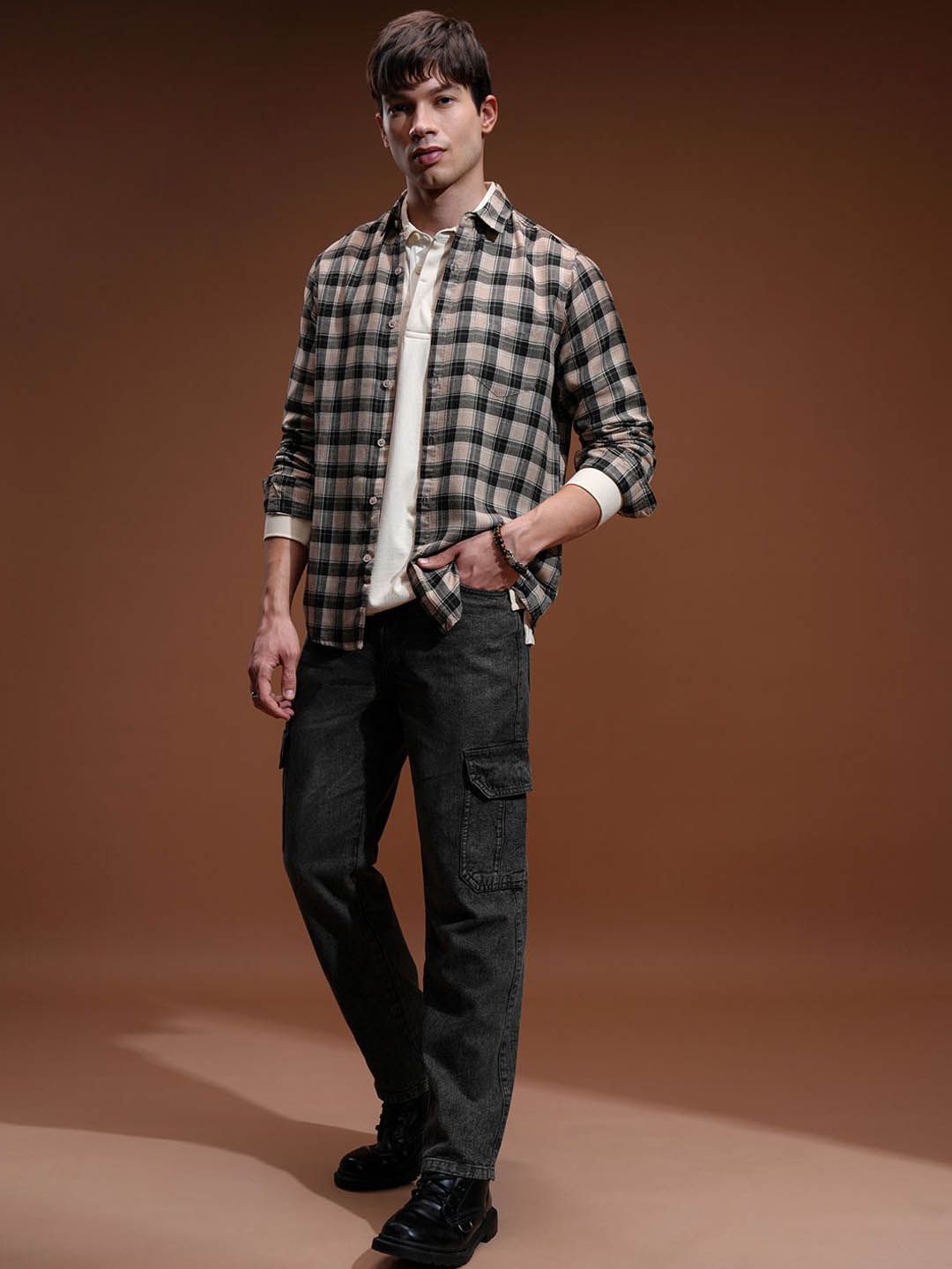HIGHLANDER Men Straight Fit Light Fade Jeans