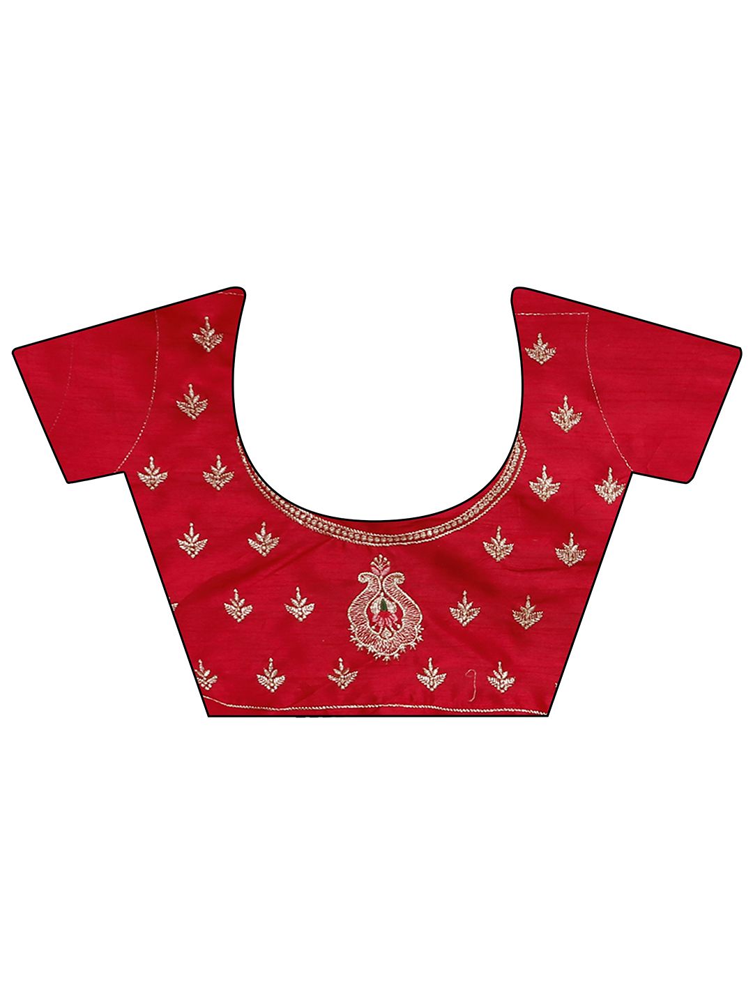 Tikhi Imli Ethnic Motifs Embroidered Net Saree