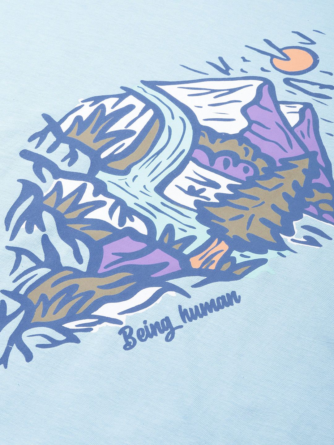 Being Human Graphic Printed Pure Cotton T-shirt
