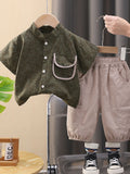 YK Kids Printed Shirt With Shorts