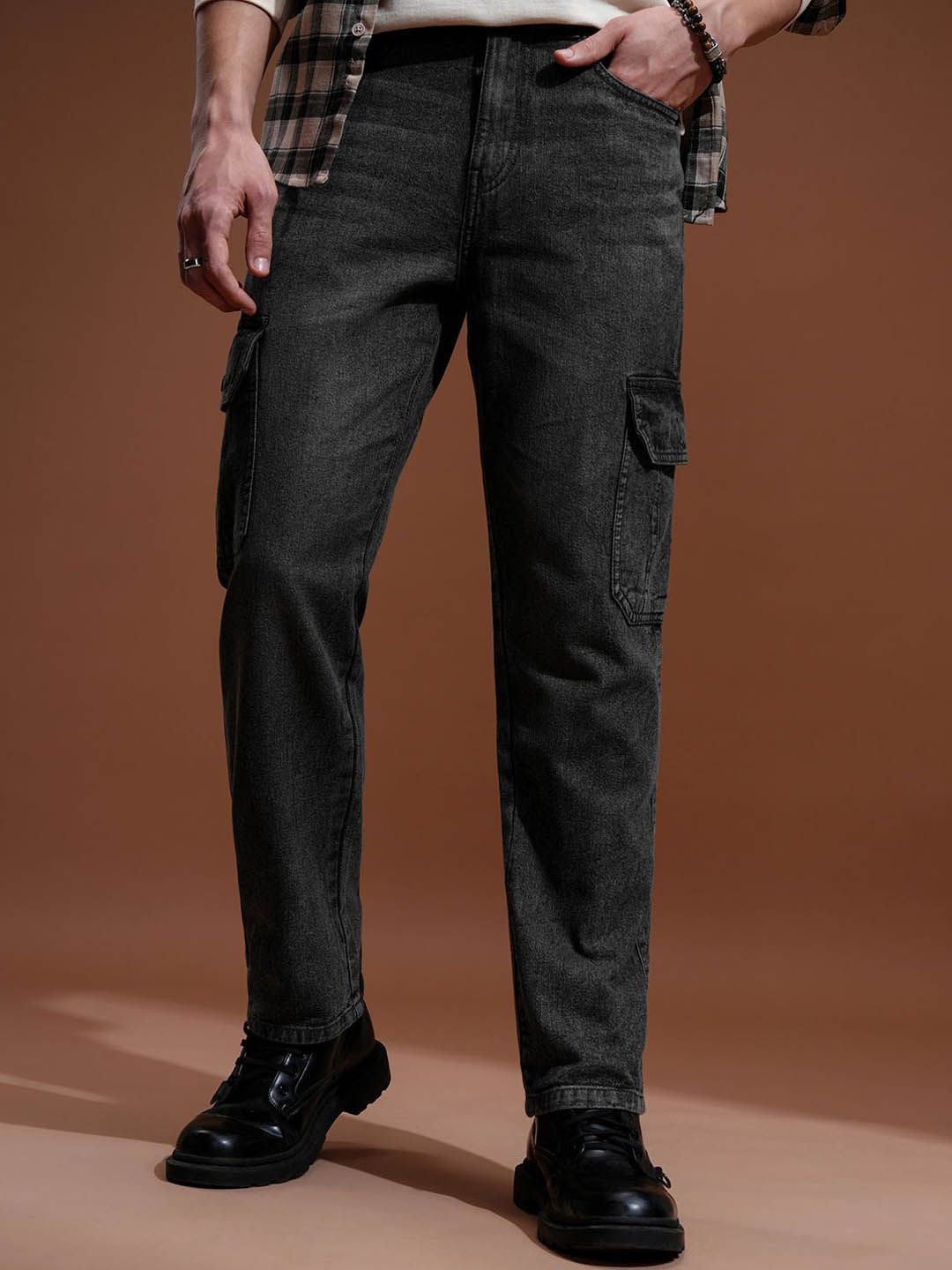 HIGHLANDER Men Straight Fit Light Fade Jeans