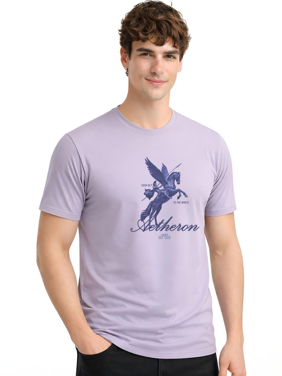 ADRO Men Printed T-shirt