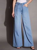 SASSAFRAS BASICS Women Comfort Straight Fit Cotton High-Rise  Jeans