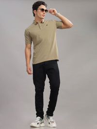 ADRO Men Polo Collar T-shirt