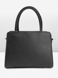 DressBerry Structured Handheld Bag with Detachable Sling Strap