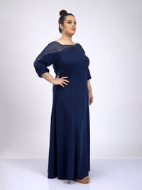 Mamicha Women Crepe A-Line Maxi Dress