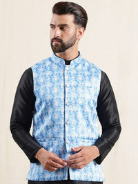 Jaket Nehru Bercetak Geometrik Anouk