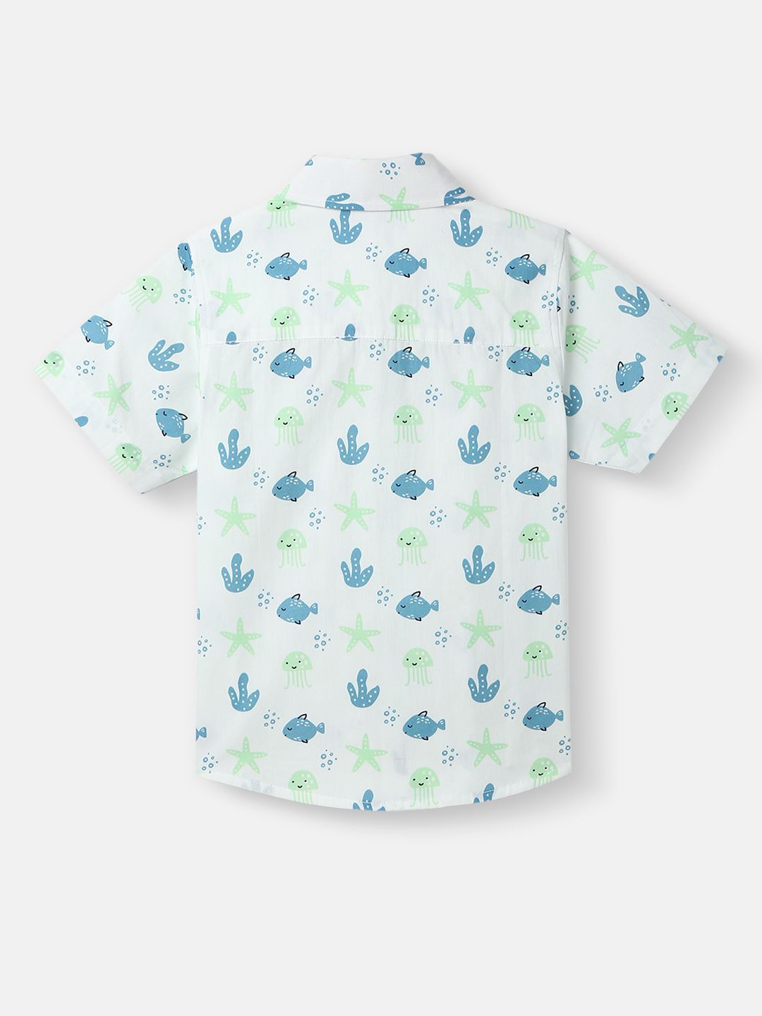 Nauti Nati Boys Printed Shirt with Shorts