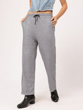 DressBerry Women Stripe Strike Monochrome Trousers