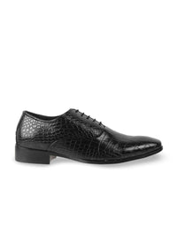 Metro Men Textured Formal Oxfords