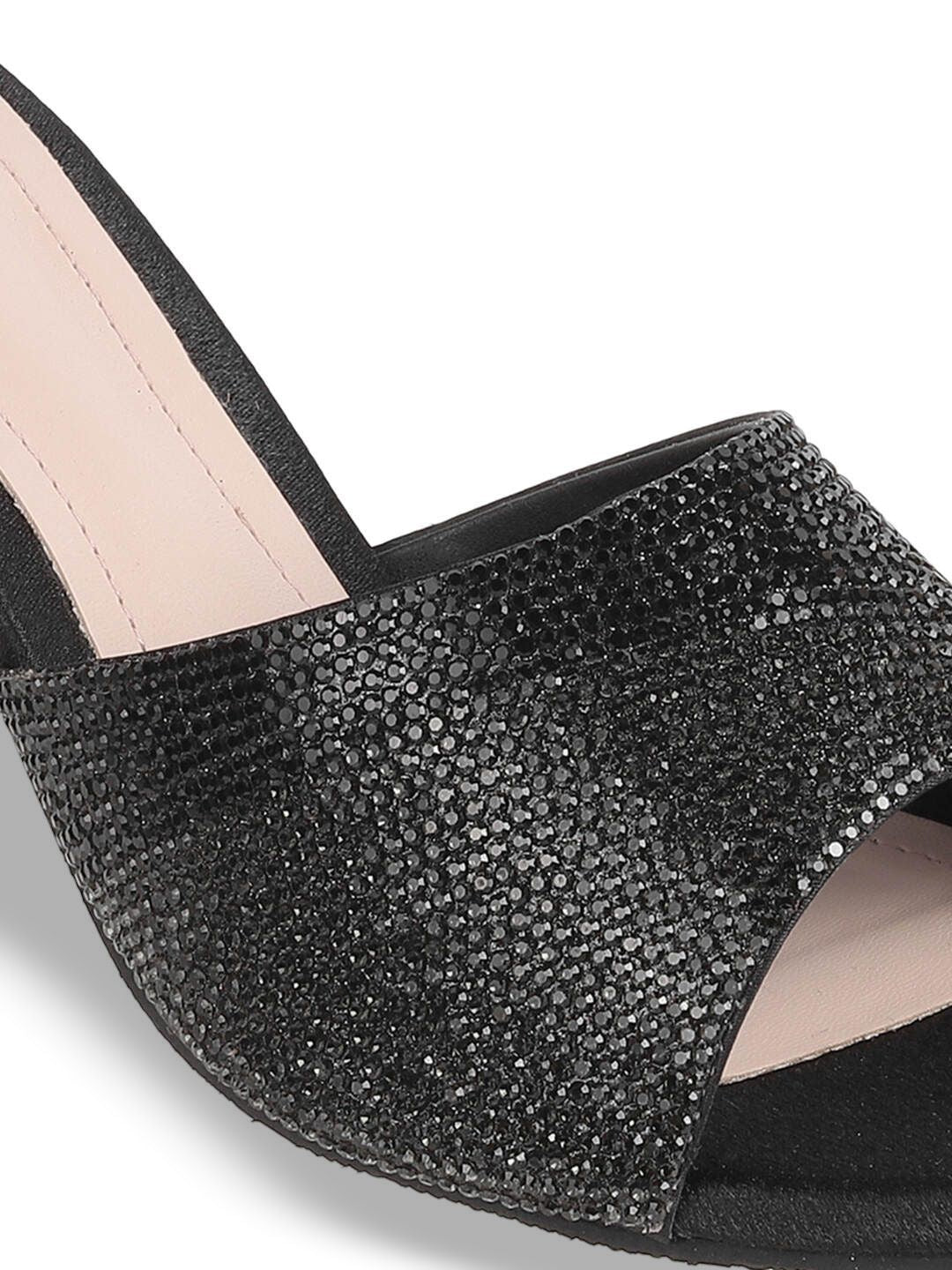Mochi Embellished Slim Heel Sandals