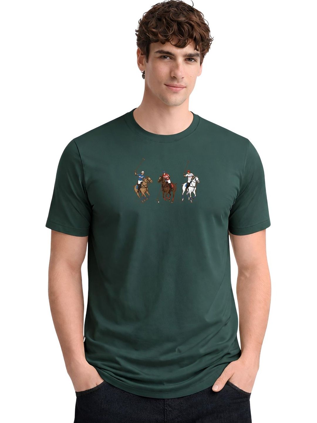 ADRO Men Sports Printed T-shirt