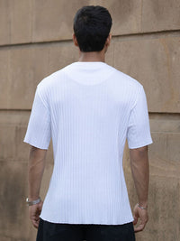 Powerlook Men Drop-Shoulder Sleeves T-shirt