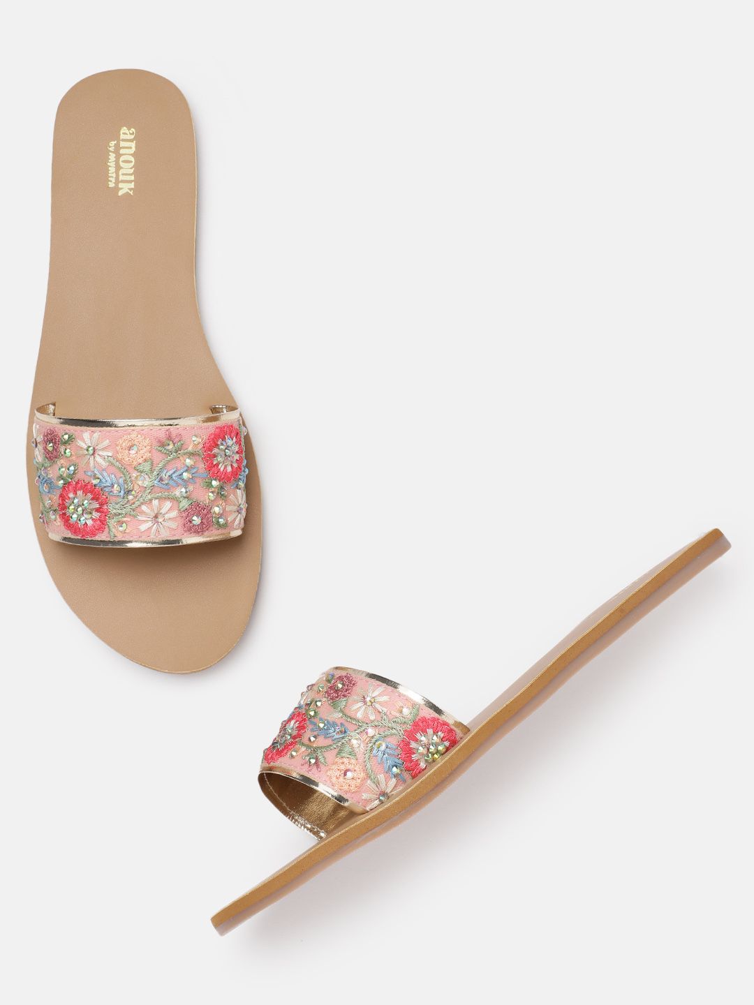 Anouk Women Embellished Open Toe Flats